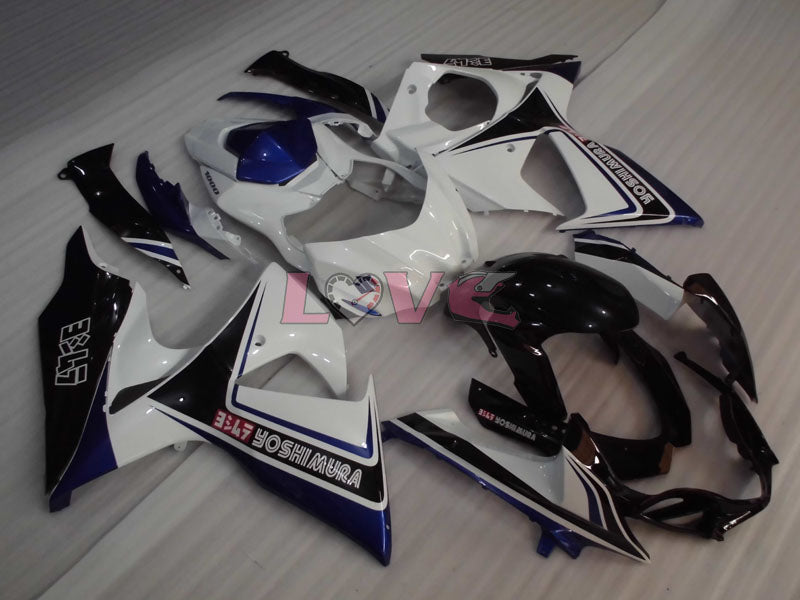 YOSHIMURA - White Black Fairings and Bodywork For 2009-2016 GSX-R1000 #LF3807
