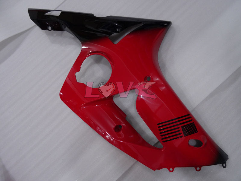 Factory Style - Red Black Fairings and Bodywork For 2003-2004 NINJA ZX-6R #LF3320