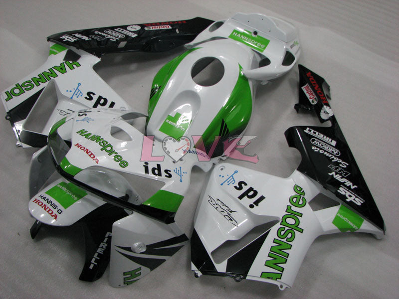 HANN Spree - Green White Black Fairings and Bodywork For 2005-2006 CBR600RR #LF4433
