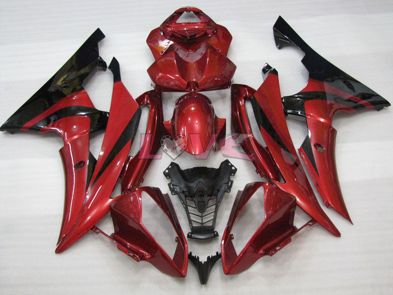 Factory Style - Red Black Fairings and Bodywork For 2008-2016 YZF-R6 #LF3414