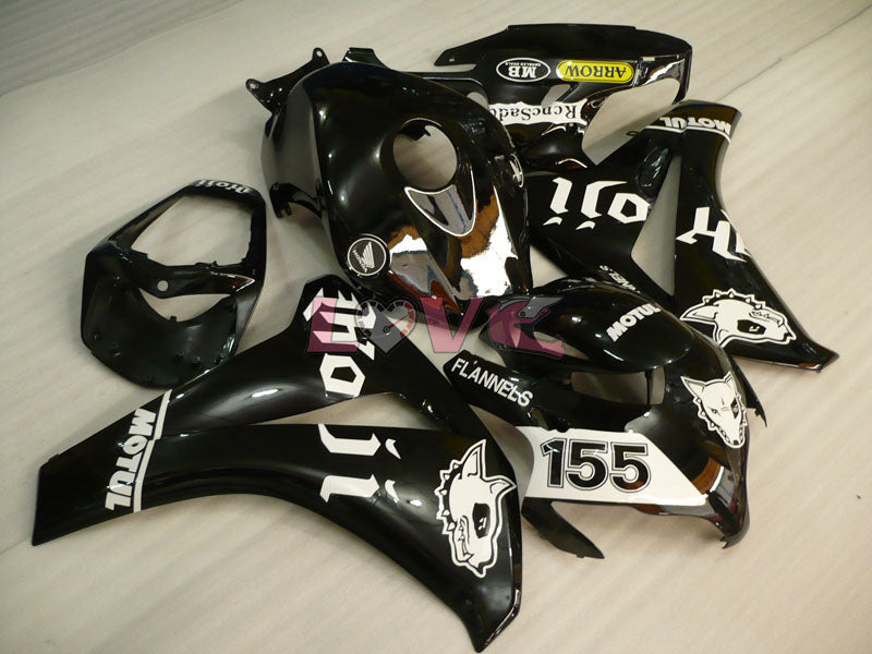 MOTUL - White Black Fairings and Bodywork For 2008-2011 CBR1000RR #LF7115