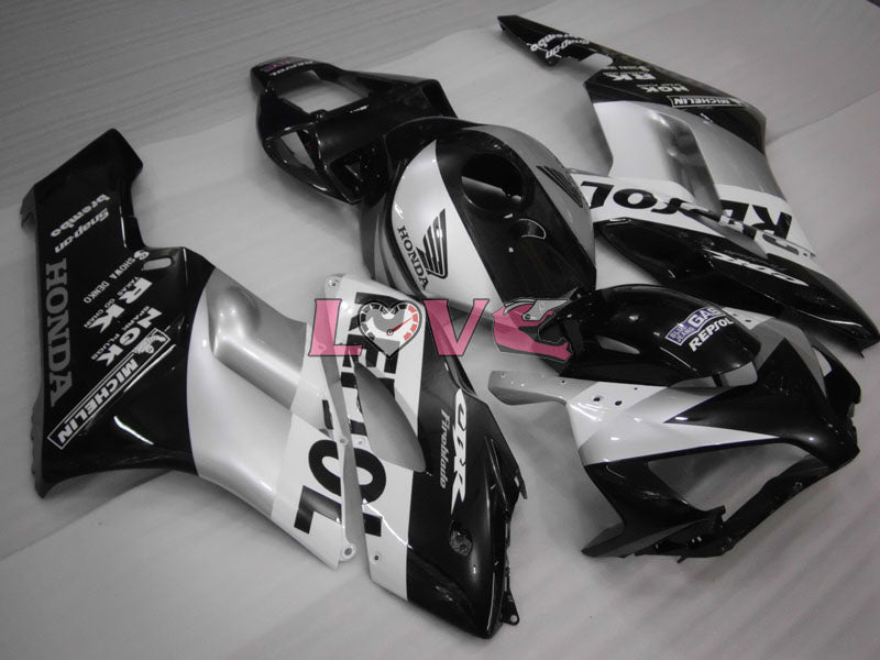 Repsol - Black Silver Fairings and Bodywork For 2004-2005 CBR1000RR #LF7297