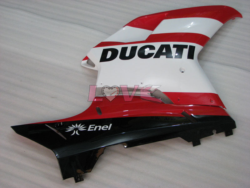Factory Style - Red White Fairings and Bodywork For 2007-2009 1098 #LF3130