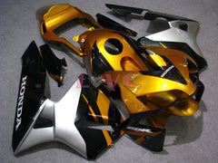Factory Style - Black Gold Fairings and Bodywork For 2003-2004 CBR600RR #LF5312