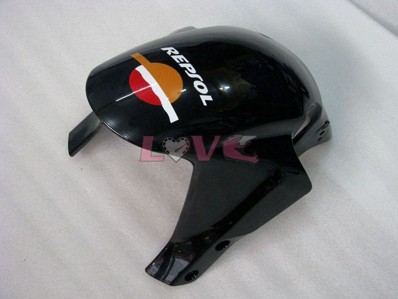 RK Repsol - Black Fairings and Bodywork For 2005-2006 CBR600RR #LF7492