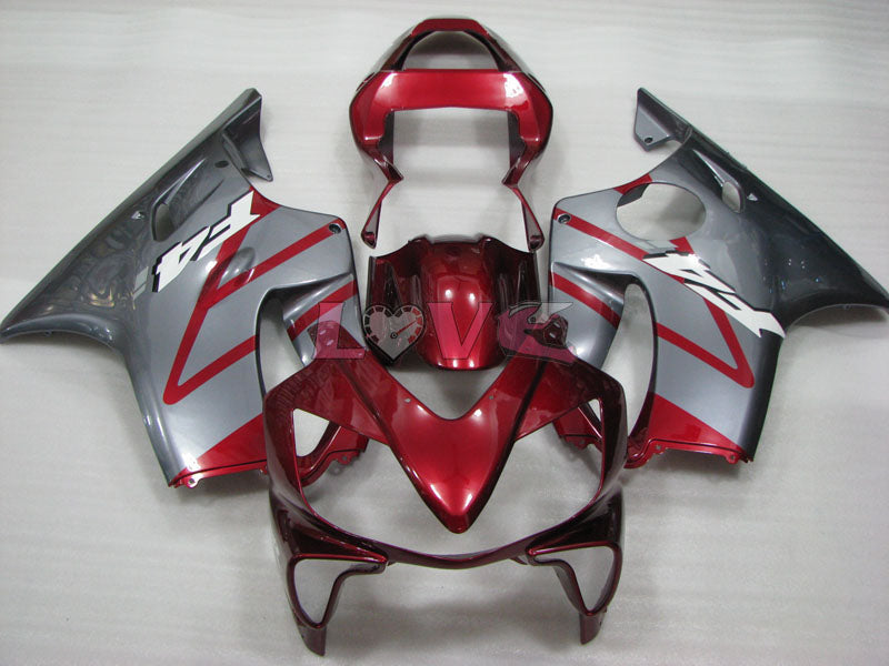 Factory Style - Red Grey Fairings and Bodywork For 2001-2003 CBR600F4i #LF4492