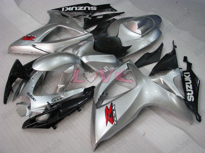 Factory Style - White Silver Fairings and Bodywork For 2006-2007 GSX-R600 #LF6334