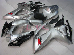 Factory Style - White Silver Fairings and Bodywork For 2006-2007 GSX-R600 #LF6334