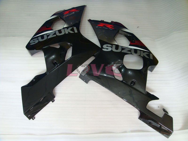 Factory Style - Red Black Fairings and Bodywork For 2004-2005 GSX-R600 #LF6447