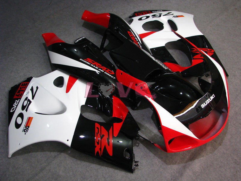 Factory Style - Red Black Fairings and Bodywork For 1996-1999 GSX-R750 #LF4934