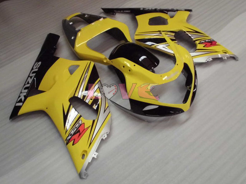 Factory Style - Yellow Black Fairings and Bodywork For 2001-2003 GSX-R600 #LF4264