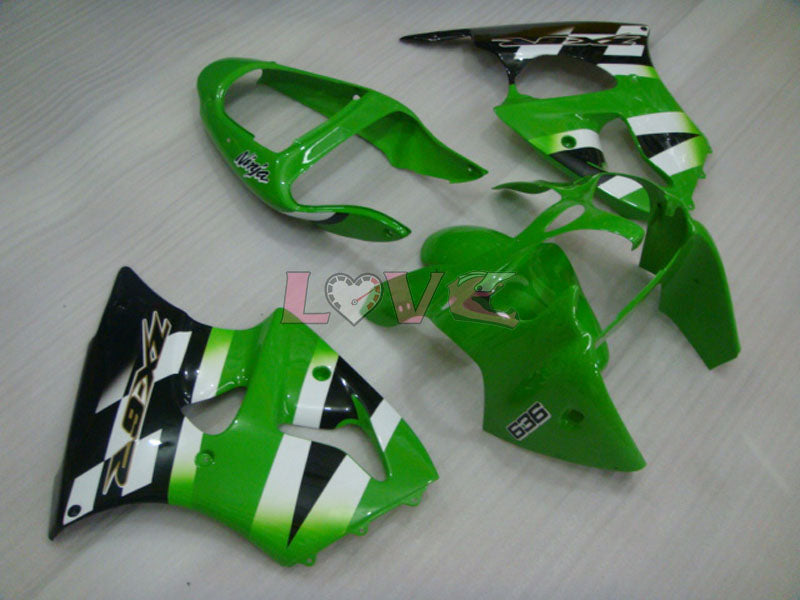 Flame - Red Black Fairings and Bodywork For 2000-2002 NINJA ZX-6R #LF6149