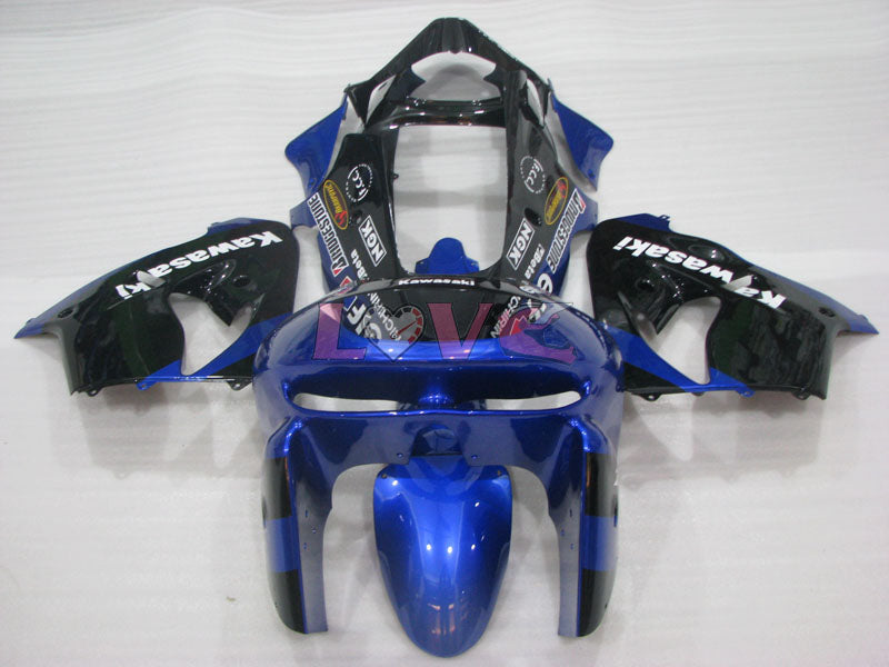 Customize - Blue Black Fairings and Bodywork For 1998-1999 NINJA ZX-9R #LF3279