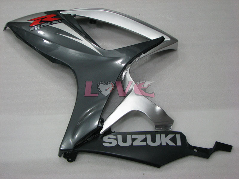 Factory Style - Black Silver Fairings and Bodywork For 2006-2007 GSX-R600 #LF4046