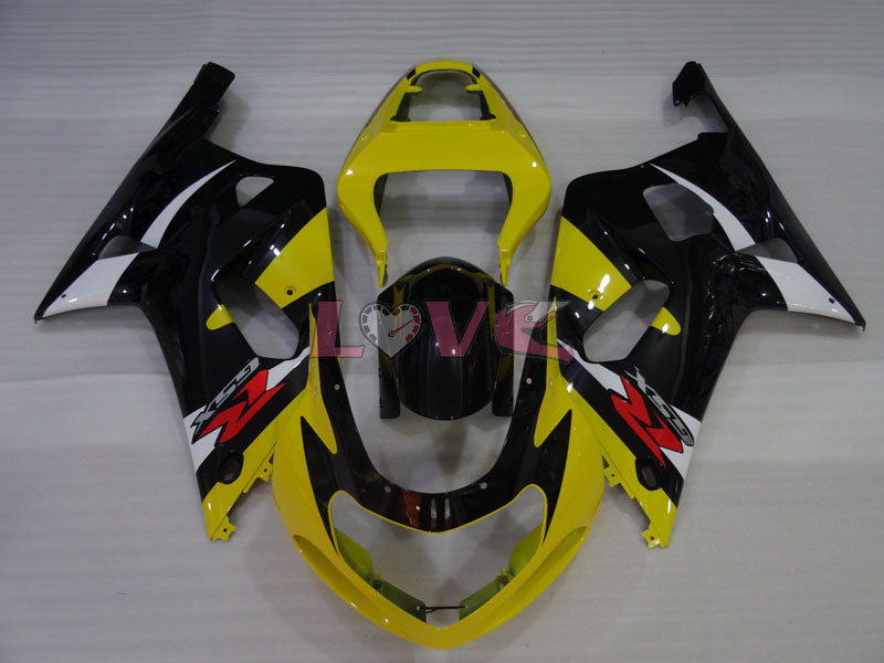 Factory Style - Yellow Black Fairings and Bodywork For 2000-2003 GSX-R750 #LF4180