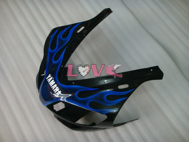 Flame - Blue Black Fairings and Bodywork For 1998-1999 YZF-R1 #LF3576
