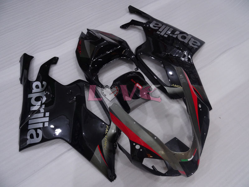 Factory Style - Black Grey Matte Fairings and Bodywork For 2004-2009 RSV 1000 R #LF3062