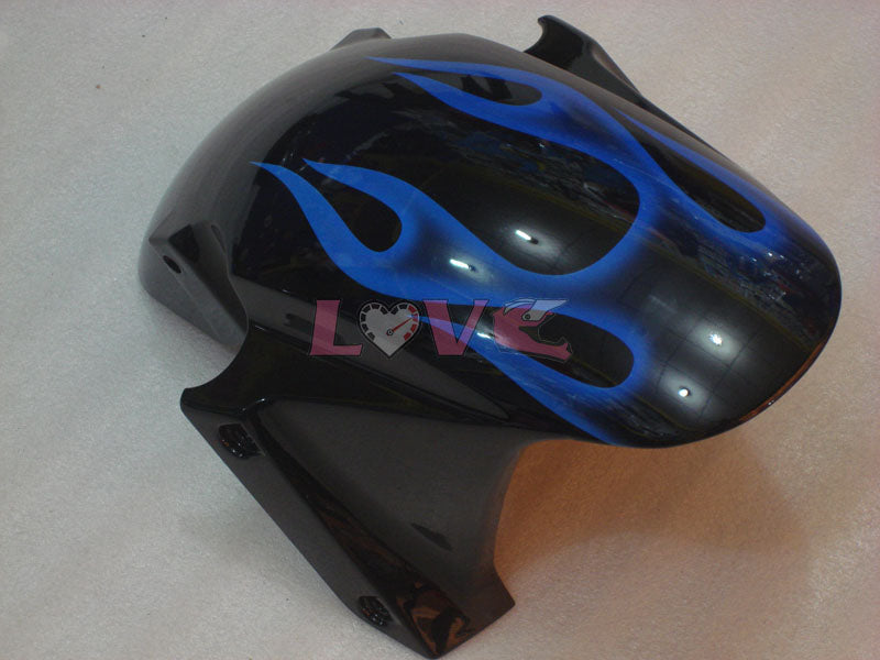 Flame - Blue Black Fairings and Bodywork For 2003-2004 CBR600RR #LF4454