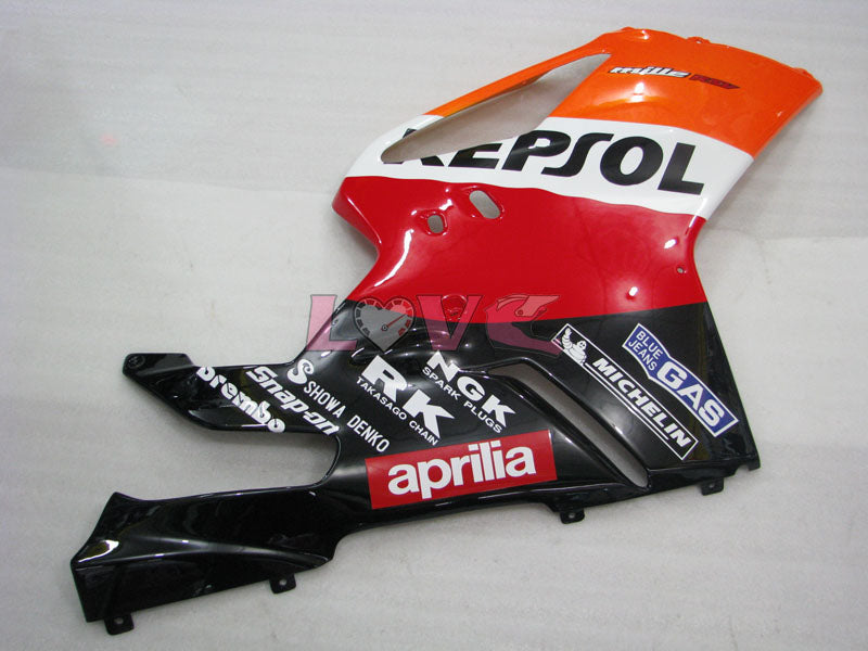 PEPSI - Red Orange Black Fairings and Bodywork For 2004-2009 RSV 1000 R #LF3066
