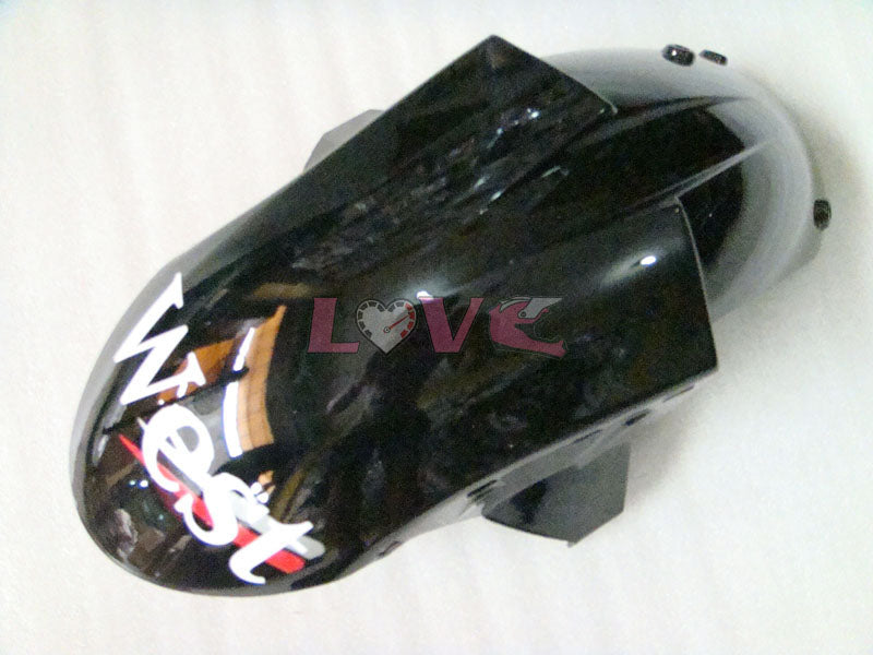West - White Black Fairings and Bodywork For 2005-2006 NINJA ZX-6R #LF3303