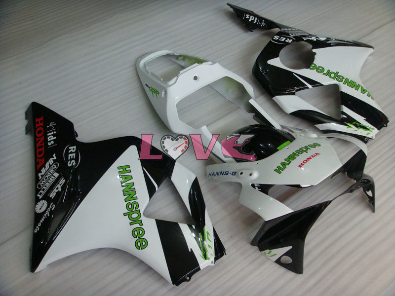 HANN Spree - White Black Fairings and Bodywork For 2002-2003 CBR954RR #LF5193