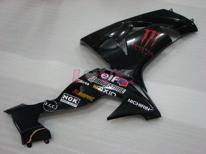 Monster - Black Fairings and Bodywork For 2006-2007 NINJA ZX-10R #LF3264