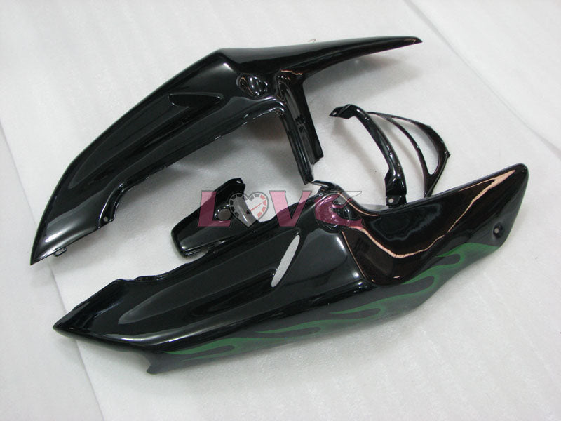 Flame - Green Black Fairings and Bodywork For 1998-1999 CBR919RR #LF7977