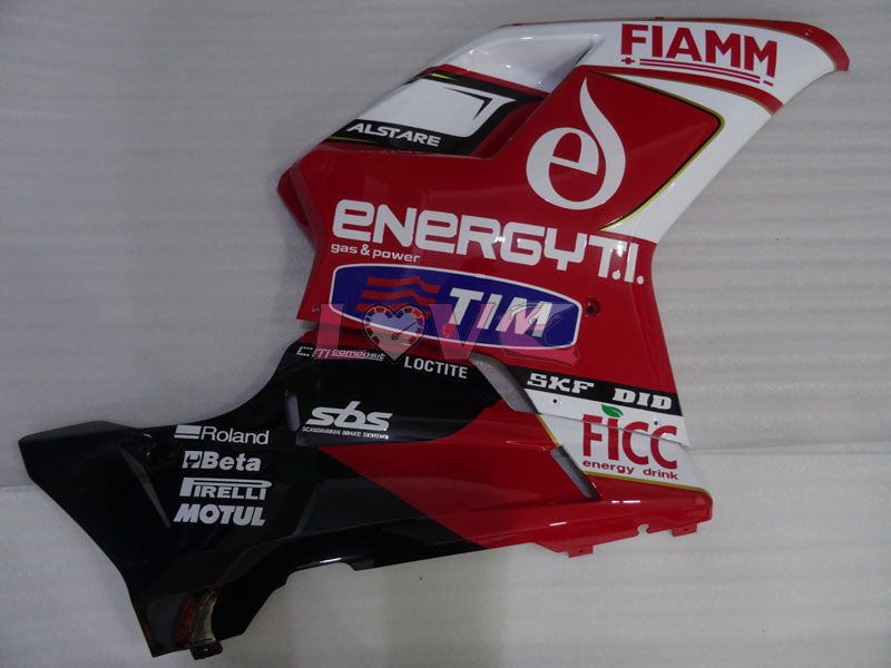 FIAMM - Red White Black Fairings and Bodywork For 2009-2011 1198 #LF3111