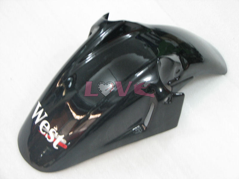 West - White Black Fairings and Bodywork For 1991-1994 CBR600F2 #LF4543