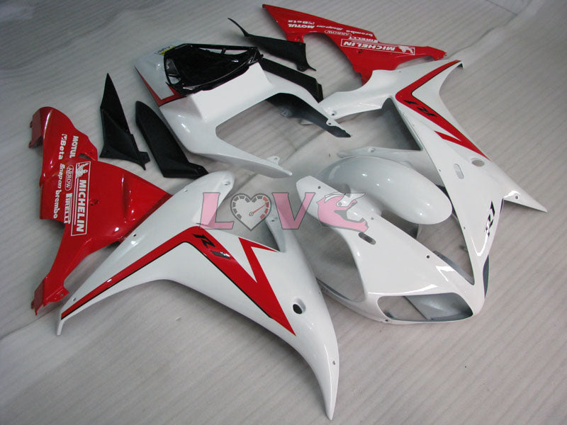 Factory Style - Red White Fairings and Bodywork For 2002-2003 YZF-R1 #LF7027