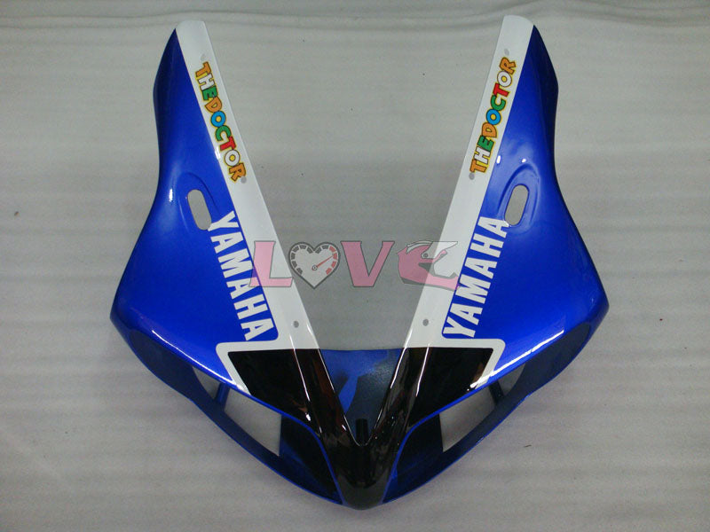 FIAT MICHELIN MOTUL - Blue White Fairings and Bodywork For 2002-2003 YZF-R1 #LF7039