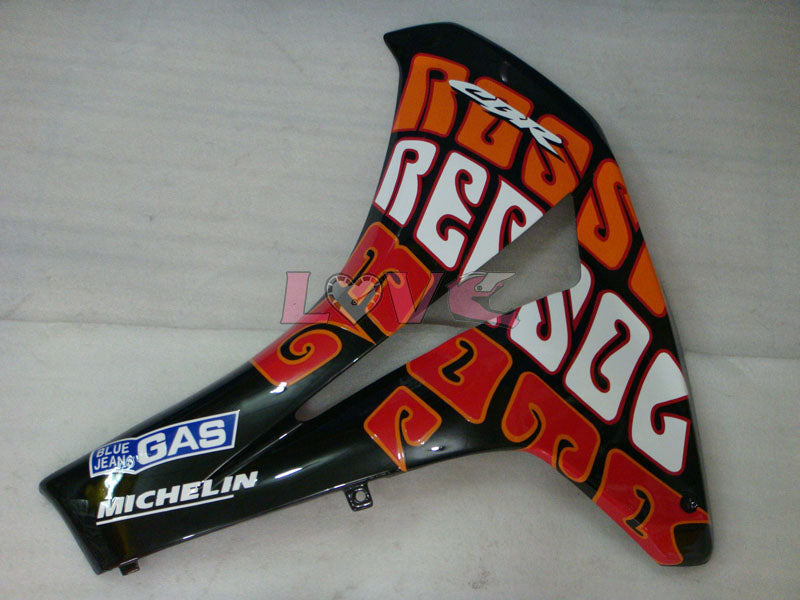 Rossi - Orange Black Fairings and Bodywork For 2008-2011 CBR1000RR #LF7105