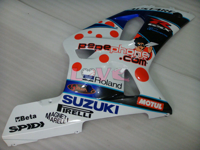 Dark Dog - Blue White Fairings and Bodywork For 2000-2003 GSX-R750 #LF6802