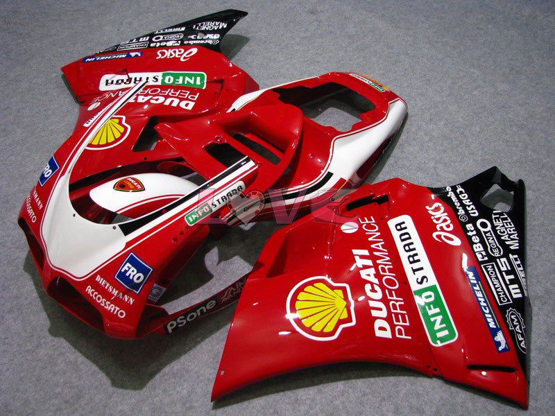 INFO STRADA - Red White Fairings and Bodywork For 1994-2002 748 #LF5796