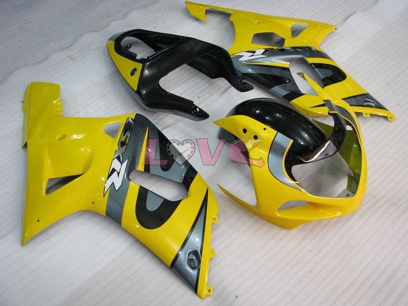 Factory Style - Yellow Black Fairings and Bodywork For 2000-2002 GSX-R1000 #LF4164