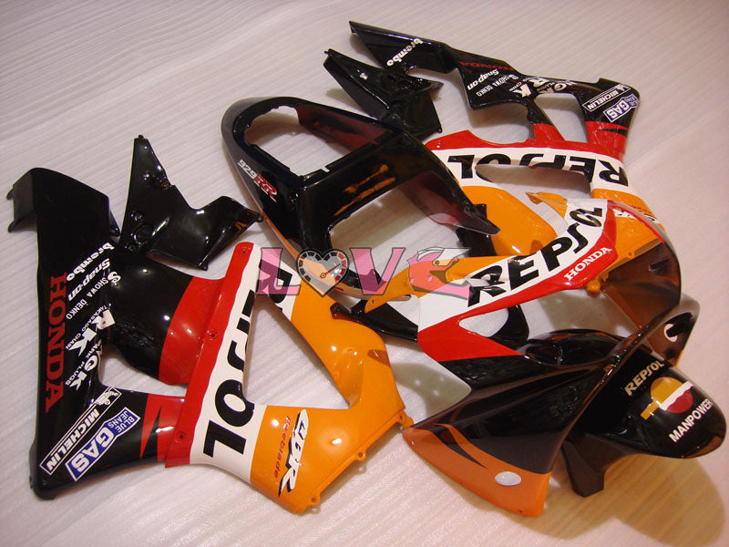 MICHELIN Repsol - Red Black Fairings and Bodywork For 2000-2001 CBR929RR #LF5189