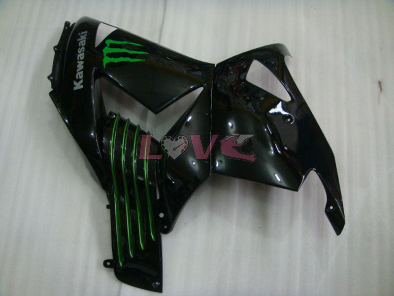 Monster - Black Fairings and Bodywork For 2006-2011 NINJA ZX-14R #LF5841