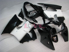 Factory Style - White Black Fairings and Bodywork For 2000-2002 NINJA ZX-6R #LF6155