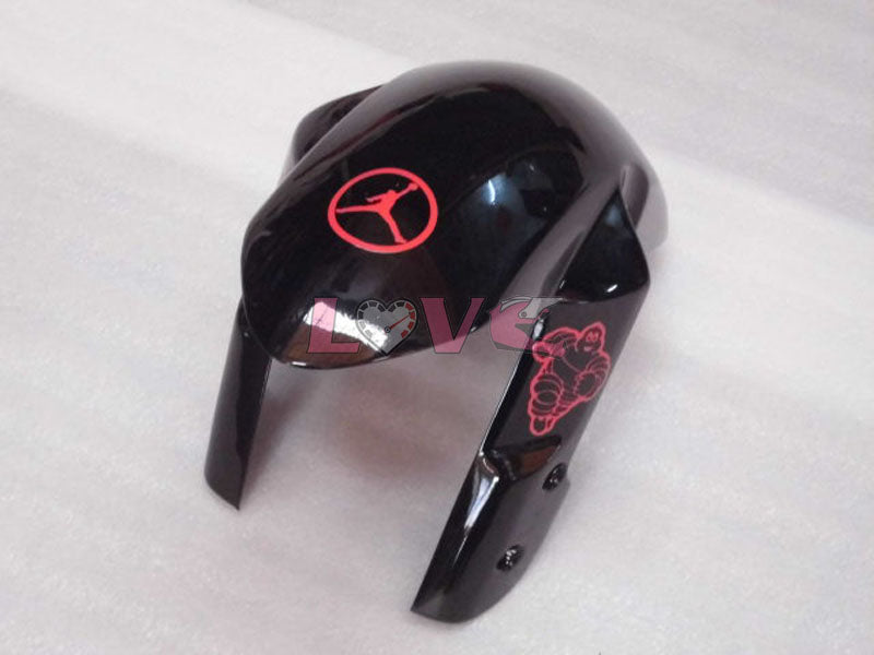Jordan - Red Black Fairings and Bodywork For 2008-2010 GSX-R750 #LF3932