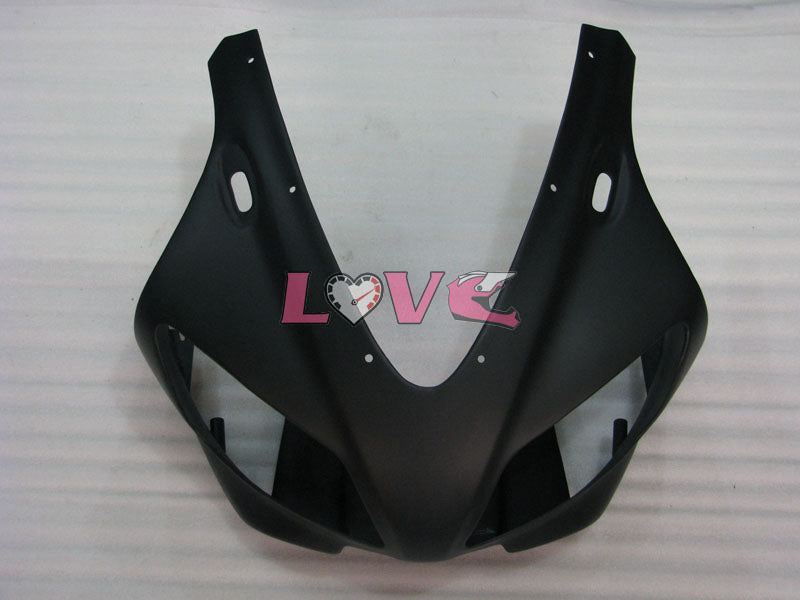 No sticker / decal Factory Style - Black Matte Fairings and Bodywork For 1998-1999 YZF-R1 #LF3579