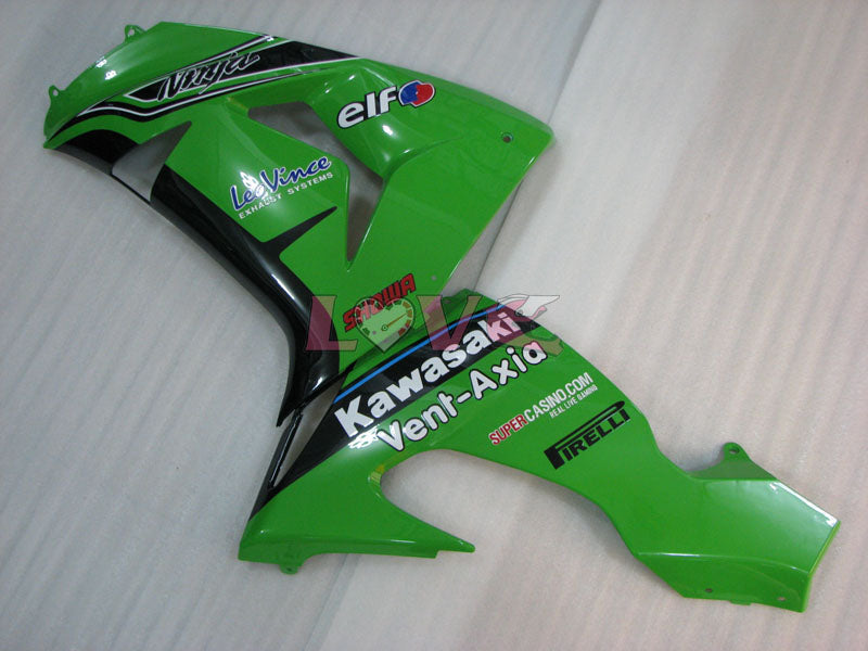 PIRELLI - Green Fairings and Bodywork For 2006-2007 NINJA ZX-10R #LF3262