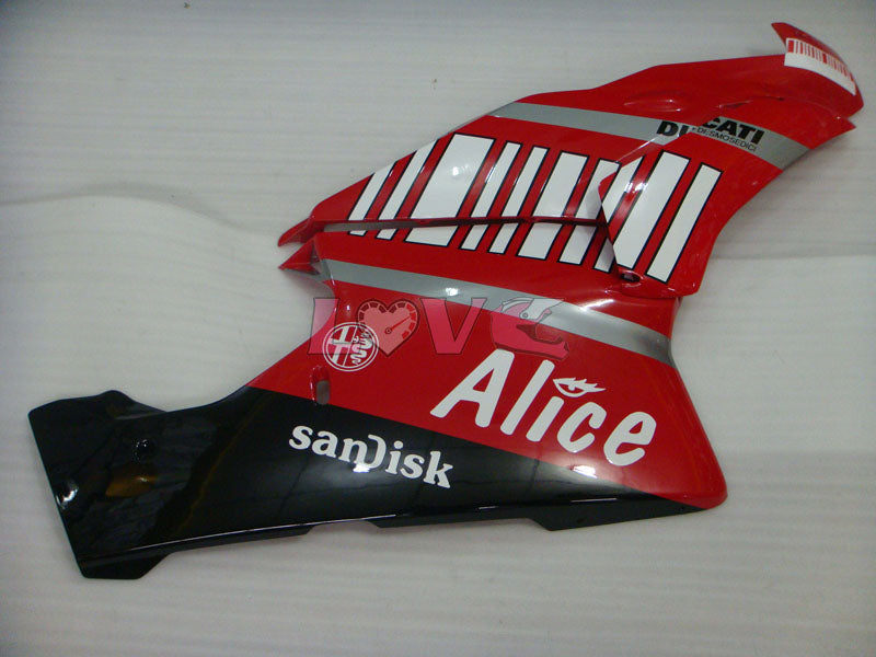 Alice - Red Black Fairings and Bodywork For 2003-2004 999 #LF5518