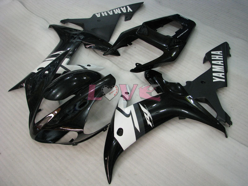 Factory Style - White Black Fairings and Bodywork For 2002-2003 YZF-R1 #LF7019