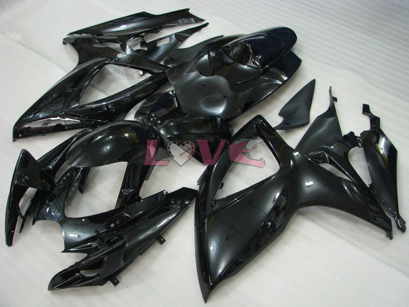 Factory Style - Black Fairings and Bodywork For 2006-2007 GSX-R600 #LF6368