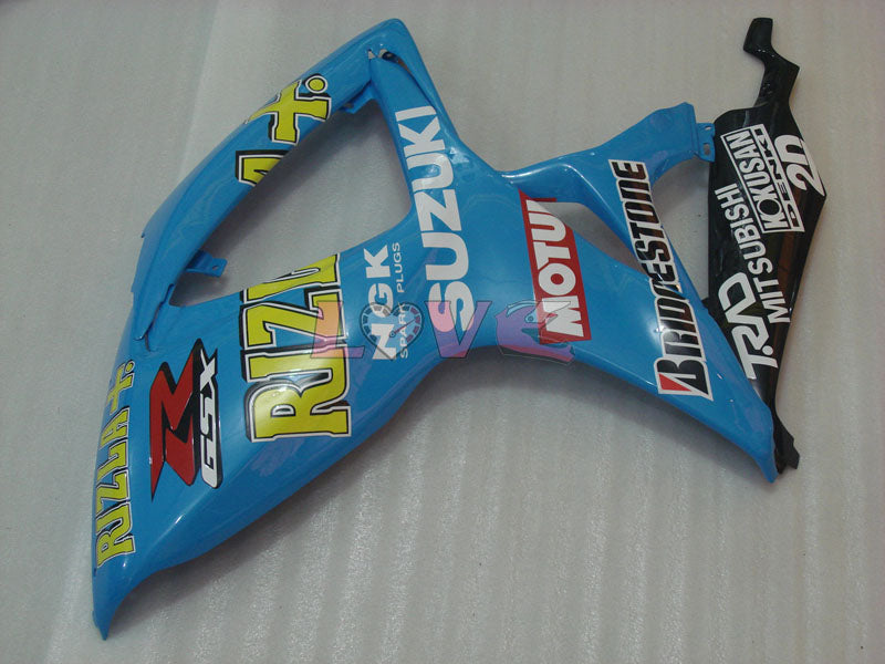MOTUL Rizla+ - Blue Black Fairings and Bodywork For 2006-2007 GSX-R600 #LF6254