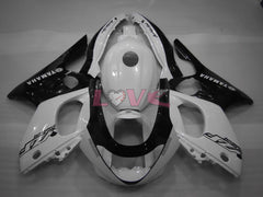 Factory Style - White Black Fairings and Bodywork For 1997-2007 YZF600R #LF7941