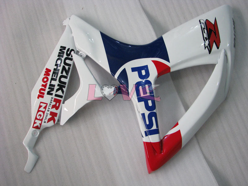 MICHELIN MOTUL PEPSI - Yellow White Fairings and Bodywork For 2006-2007 GSX-R600 #LF6261