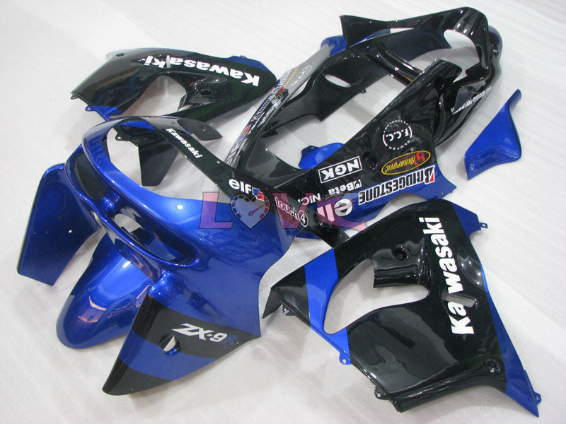 Customize - Blue Black Fairings and Bodywork For 1998-1999 NINJA ZX-9R #LF3279