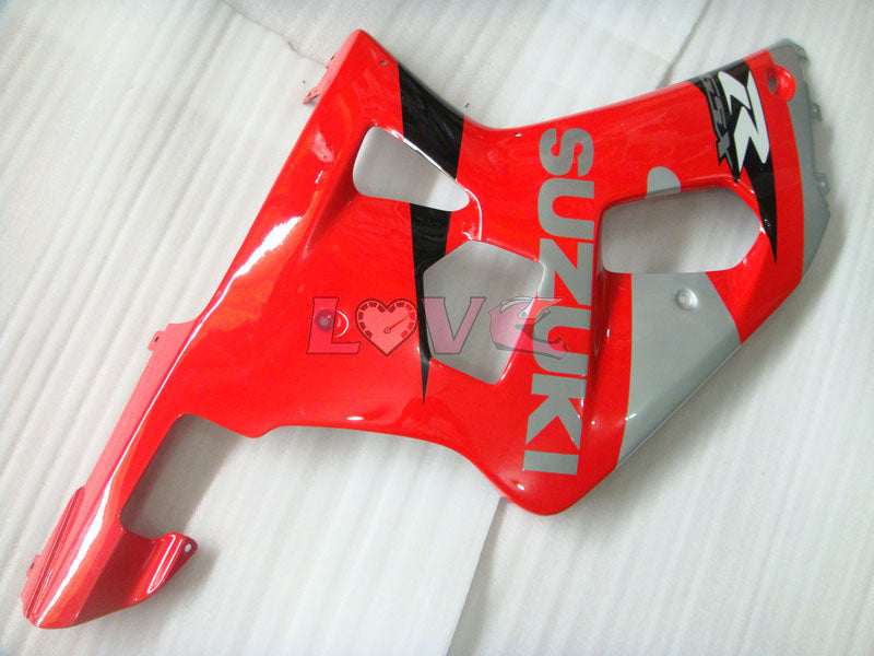 Factory Style - Red Silver Fairings and Bodywork For 2001-2003 GSX-R600 #LF6695