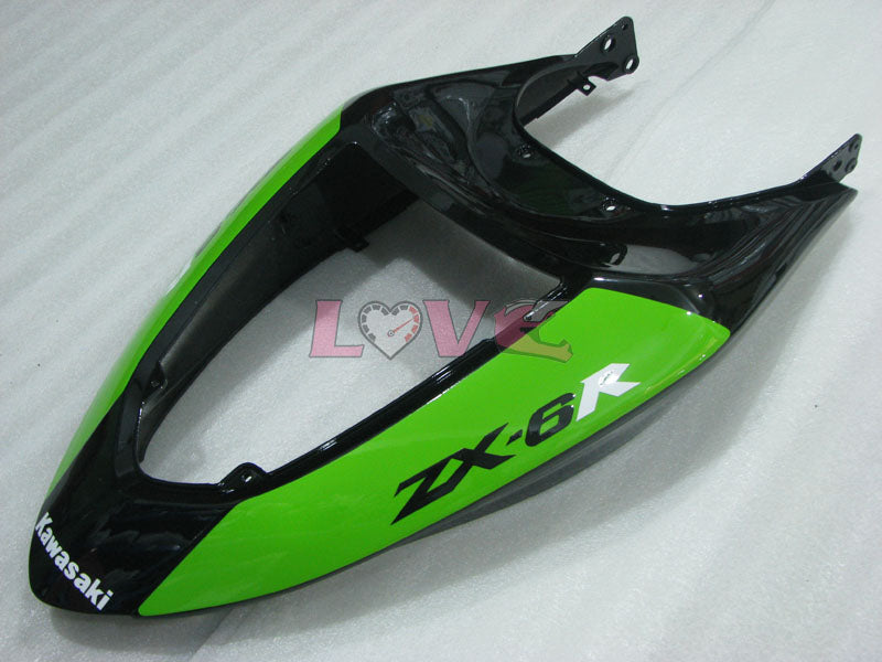 Factory Style - Green White Fairings and Bodywork For 2005-2006 NINJA ZX-6R #LF3312